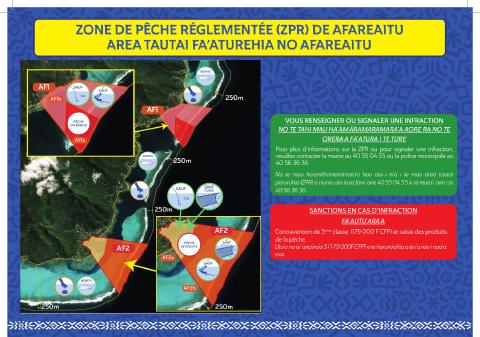 Afareaitu — Carte des zones