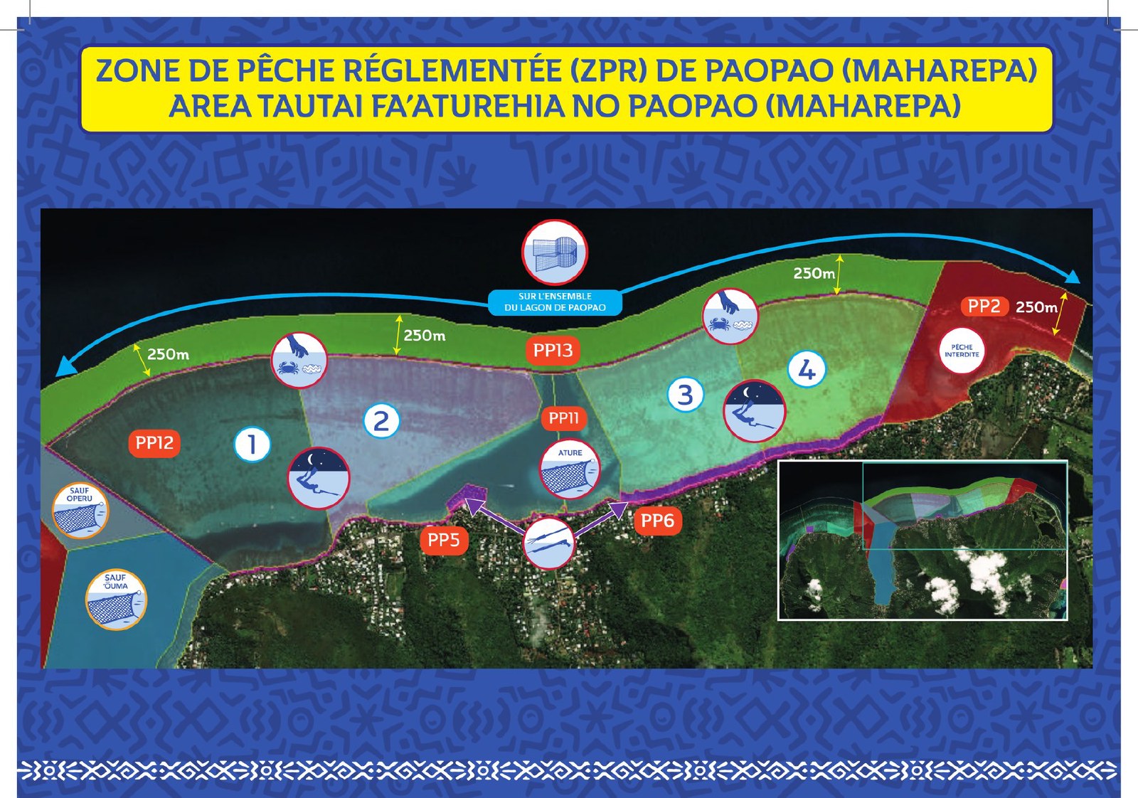 Maharepa — Carte des zones