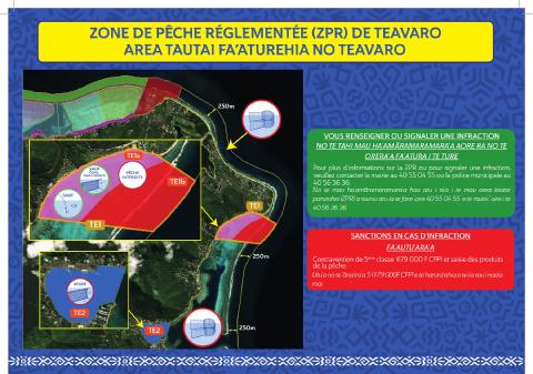 Teavaro — Carte des zones